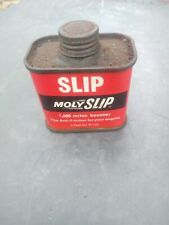 VINTAGE SMALL MOLYSLIP TIN SEALED UNOPENED. 2 FL. Ozs SIZE.  picture