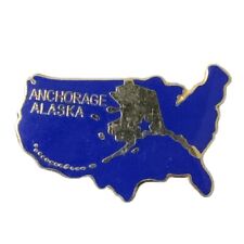 Vintage Anchorage Alaska United States Travel Souvenir Pin picture