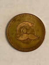 Vintage National Brewing Co Baltimore MD Brass Natty Bo Good Luck Token picture