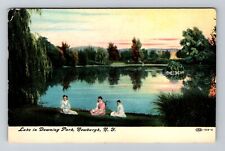 Newburgh NY-New York, Lake in Downing Park, c1909 Vintage Postcard picture