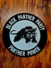 Black Panther Party Panther Power Iron on Embroidered Large Back Patch Badge picture