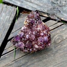 Dark Purple AMETHYST SPIRIT QUARTZ Fairy Crystal Cluster - Kwaggafontein, RSA picture