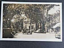 Antique Postcard RPPC Real Photo Old Cars Street Scene A6934 picture