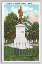 Postcard Tomb of Stonewall Jackson Lexington Virginia picture