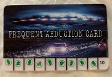 UFO Alien Frequent Abduction Card Roswell New Mexico Area 51 Saucer Spaceship picture