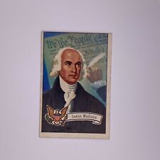 1956 Topps U.S. Presidents James Madison #6 Trading Card picture