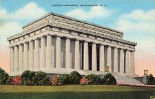 Postcard The Lincoln Memorial, Washington DC Linen Posted October 15, 1939 picture