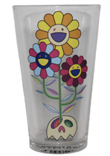 Takashi Murakami Flower Custer Pint Glass Cup Kaikai Kiki Complexcon - New picture
