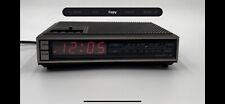 Vintage Spartus AM FM Alarm Clock Radio 0104 Tested And Working With Antenna picture