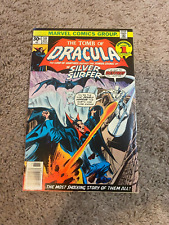 Tomb Of Dracula #50 VF Where Soars The Silver Surfer Appearance Marvel 1976 picture