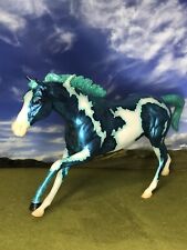 OOAK Breyer cm Custom  Horse Glossy Color Shift Pinto Lefty by D.Williams*Wow  picture