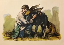 1957 Fairy Tale Ivan and Little Humpbacked Horse Vintage Postcard picture