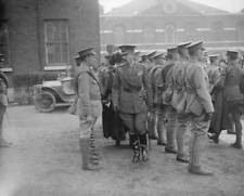 1916 Major General Lloyd Reviewing National Volunteer Troops Old Photo picture