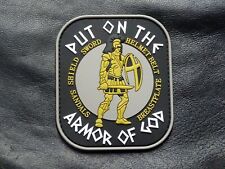 Put on the Full Armor of God 3D PVC Rubber Morale Hook Patch picture