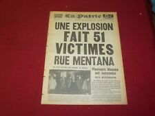 1945 SEP 15 LA PATRIE NEWSPAPER -FRENCH-UNE EXPLOSION FAIT 51 VICTIMES - FR 1894 picture