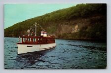 Captain Palmer's Boat Seneca Lake Sightseeing Cruise Watkins Glen NY Postcard picture