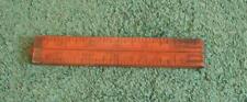 VINTAGE FOLDING CHAPIN STEPHEN Co. C-S. Co. No 68 BRASS & BOXWOOD RULER picture