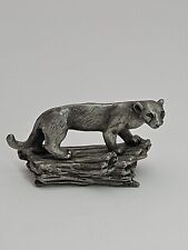  Sunglo Pewter Mountain Lion 1994 Big Cat Gift Outdoors  picture