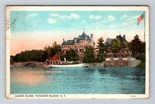 Thousand Islands NY-New York, Cherry Island Vintage Souvenir Postcard picture