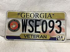 2019 Georgia Marine Veteran License Plate picture