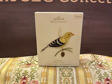 Hallmark 4th In Series 2008 The Beauty Of Birds Goldfinch Keepsake Ornament IOB picture
