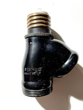 Antique Vtg Benjamin Socket Outlet Adapter Part Bakelite picture
