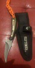SCHRADE 152OT OLD TIMER Fixed Blade Knife With Belt Sheath 2016 Limited EUC picture