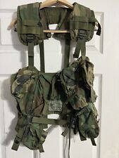 USGI Enhanced Tactical Load Bearing Vest Woodland Camo 8415-01-296-8878 picture