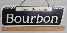RUE BOURBON New Orleans Street  Sign Board picture