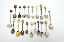 Mixed Lot of Souvenir Spoons Collection Hawaii Hollywood Malta Silverplate Metal picture