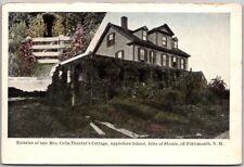 POSTCARD Celia Thaxter's Cottage, Appledore Island Isles of Shoals Portsmouth NH picture