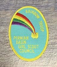 Girl Scout Rainbow Troop Permian Basin Council   GSA Fun Patch Daisy Brownie  picture