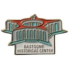 Vintage Bastogne Historical Center Belgium Travel Souvenir Pin picture