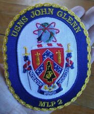 US NAVY ~ USNS JOHN GLENN MLP-2 Mobile Landing Platform ~USN Ship Military PATCH picture