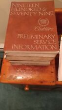 Huge lot of cadillac service manuals,reference guides, booklets 1975 to 1993 picture