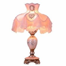 LOVAPO Vintage Pink Table Lamp Victorian Style with Button Switch Decorative ... picture