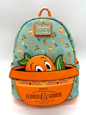 Disney Parks Loungefly Orange Bird Flower and Garden Festival Mini Backpack 2024 picture