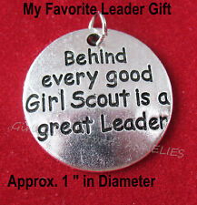 NEW Charm GREAT LEADER GIFT, April=Adult Girl Scout Appreciation Month  picture