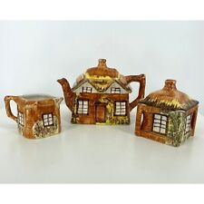 Price Kensington England Cottage Ware Ceramic Tea Set Thatched Roof Cottage picture