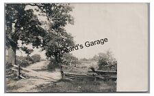 RPPC Country Road near TARENTUM PA Allegheny County Vintage Real Photo Postcard picture