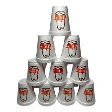 Lot of 10 Vintage 1980s Arby's Styrofoam Coffee Cups 3.5