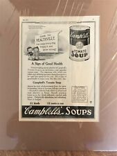 Campbell Soup Original 1922 Matted Magazine Art Poster 20 X16 picture