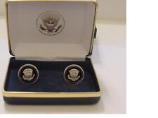 Pair of President TRUMP  cufflinks  - Presidential seal silver picture
