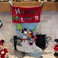 Huge Extra Large 4 Ft Disney Holiday Christmas Stocking Mickey Minnie Goofy 3D picture