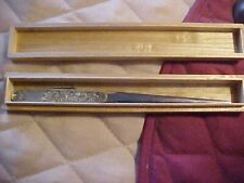 vintage sterling silver knife letter opener japan toyo nice with box picture