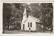 RPPC TWIN LAKE, MICH. POSTCARD Methodist Church picture