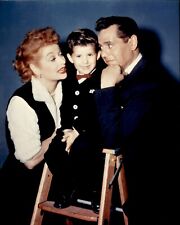 BR19 Rare TV Vtg Color Photo LUCILLE BALL DESI ARNAZ I Love Lucy Keith Thiboeaux picture
