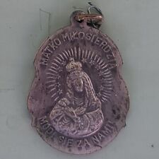 Vintage Polish Mother of Mercy Small Medallion picture