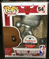ONLY 50 MADE Michael Jordan Fun House Silver Diamond Bulls Basketball funko POP picture
