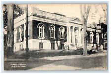 1942 Public Library Building Bristol Connecticut CT Posted Vintage Postcard picture